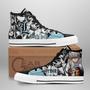 Nate River Near High Top Shoes Custom Death Note Anime Sneakers