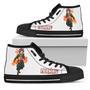 Natsu Fire Sneakers High Top Shoes Fairy Tail