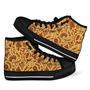 Navajo Tribal Aztec Native Indians American Print Men Women's High Top Shoes