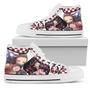 Nezuko Demon Slayer Sneakers High Top Shoes Anime Fan