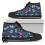 Night Star Unicorn Pattern Print Women'S High Top Shoes