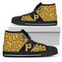 Perfect Cross Color Absolutely Nice Pittsburgh Pirates High Top Shoes