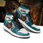 Philadelphia Eagles Horror Jordan High Top Shoes Sport Sneakers