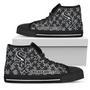 Puzzle Logo With Chicago White Sox High Top Shoes