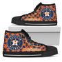 Puzzle Logo With Houston Astros High Top Shoes