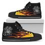 Queen Band High Top Shoes Flame Sneakers Music Fan Gift