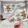 Scooby Doo Character Cartoon Design For Lovers Gift For Fan Custom Canvas High Top Shoes