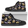 Script Logo Pattern Minnesota Vikings High Top Shoes