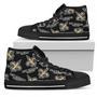 Script Logo Pattern New Orleans Saints High Top Shoes