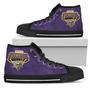 Simple Logo Minnesota Vikings High Top Shoes