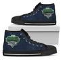 Simple Logo Seattle Seahawks High Top Shoes