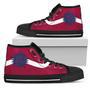 Simple Van Sun Flame New York Giants High Top Shoes