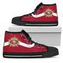 Simple Van Sun Flame San Francisco High Top Shoes