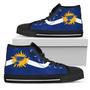 Simple Van Sun Flame St. Louis Blues High Top Shoes