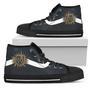 Simple Van Sun Flame Vegas Golden Knights High Top Shoes