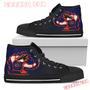 Son Goku Saiyan Power Chicago Bears High Top Shoes Sport Sneakers