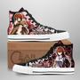 Steins Gate Makise Kurisu High Top Shoes Custom Manga Anime Sneakers