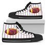 Straight Line With Deep Circle Arizona Cardinals High Top Shoes