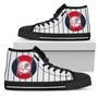 Straight Line With Deep Circle New York Yankees High Top Shoes