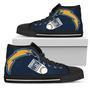 Straight Outta Los Angeles Chargers High Top Shoes