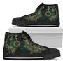 Sun And Moon Gothic For Man And Women Custom Canvas High Top Shoes