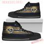 The Shield Los Angeles Rams High Top Shoes Sport Sneakers