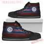 The Shield Toronto Blue Jays High Top Shoes Sport Sneakers