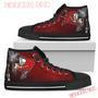 Thor Head Beside Tampa Bay Buccaneers High Top Shoes Sport Sneakers