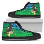 Totoro And Friend Sneakers High Top Shoes My Neighbor Totoro