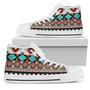 Tribal Aztec Indians pattern Men High Top Shoes