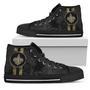 Triple Stripe Bar Dynamic New Orleans Saints High Top Shoes