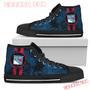 Triple Stripe Bar Dynamic New York Rangers High Top Shoes Sport Sneakers