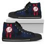 Triple Stripe Bar Dynamic New York Yankees High Top Shoes