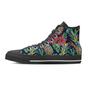 Tropical Floral Pineapple Print Men's High Top Shoes