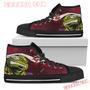 Turtle Tampa Bay Buccaneers Ninja High Top Shoes Sport Sneakers