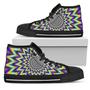 Twinkle Psychedelic Optical Illusion Women's High Top Shoes