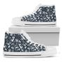 Video Game Devices Pattern Print White High Top Shoes