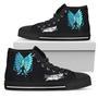 Wing Of Freedom Sneakers High Top Shoes Fan Attack On Titan