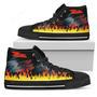 Zz Top Sneakers Flame High Top Shoes Music Fan Gift