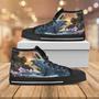 Godzilla Vs Kong Canvas Shoes Mechagodzilla Custom King Kong Monstersverse Shoes Legendary Black