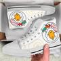 Gudetama Hightop Sanrio Custom Hightop Egg Canvas Shoes Birthday Father’S Day White High Top Shoes