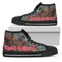 Iron Maiden Rock Band Music Design For Lovers Gift For Fan Custom Canvas High Top Shoes