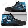 Mens Womens Carolina Panthers Son Goku Saiyan Power High Top Shoes Printable