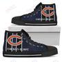 Mens Womens Chicago Bears High Top Shoes Steaky Trending Fashion Sporty Shoes For Men Custom Shoes