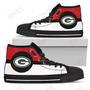 Mens Womens Green Bay Packers High Top Shoes Bright Colours Open Sections Great