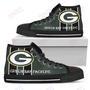 Mens Womens Green Bay Packers High Top Shoes Steaky Trending Fashion Sporty Shoes For Men Custom