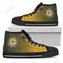 Mens Womens Green Bay Packers High Top Shoes They Hate Us Cause They Aint Ustop Quality