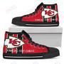 Mens Womens Kansas City Chiefs High Top Shoes Steaky Trending Fashion Sporty Shoes For Men Custom