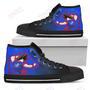 Mens Womens Los Angeles Dodgers Goku Saiyan Power High Top Shoes Printable