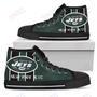 Mens Womens New York Jets High Top Shoes Steaky Trending Fashion Sporty Shoes For Men Custom Shoes